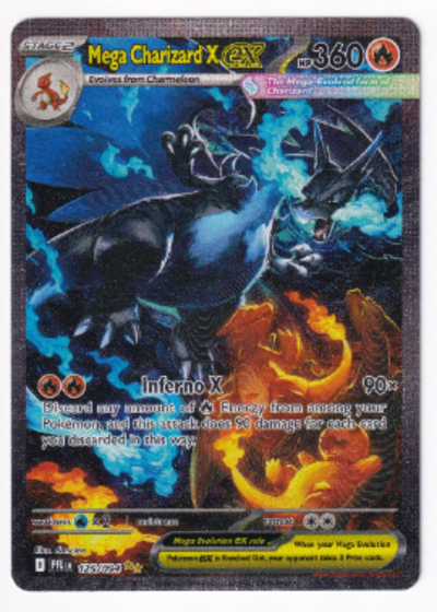 Mega Charizard X ex SIR Pokemon card